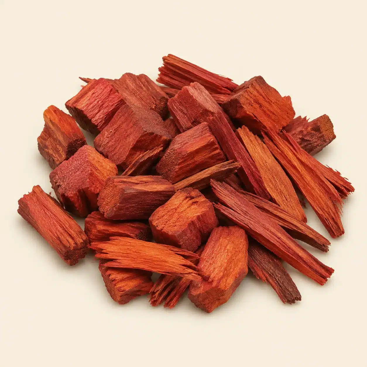 Illustration of sappan wood: heartwood