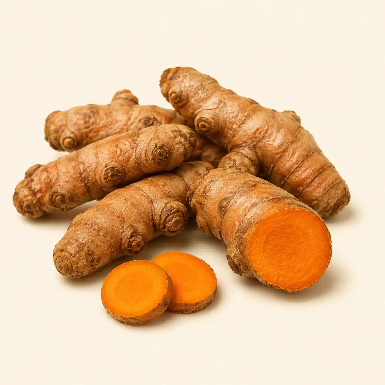 Illustration of turmeric: rhizome